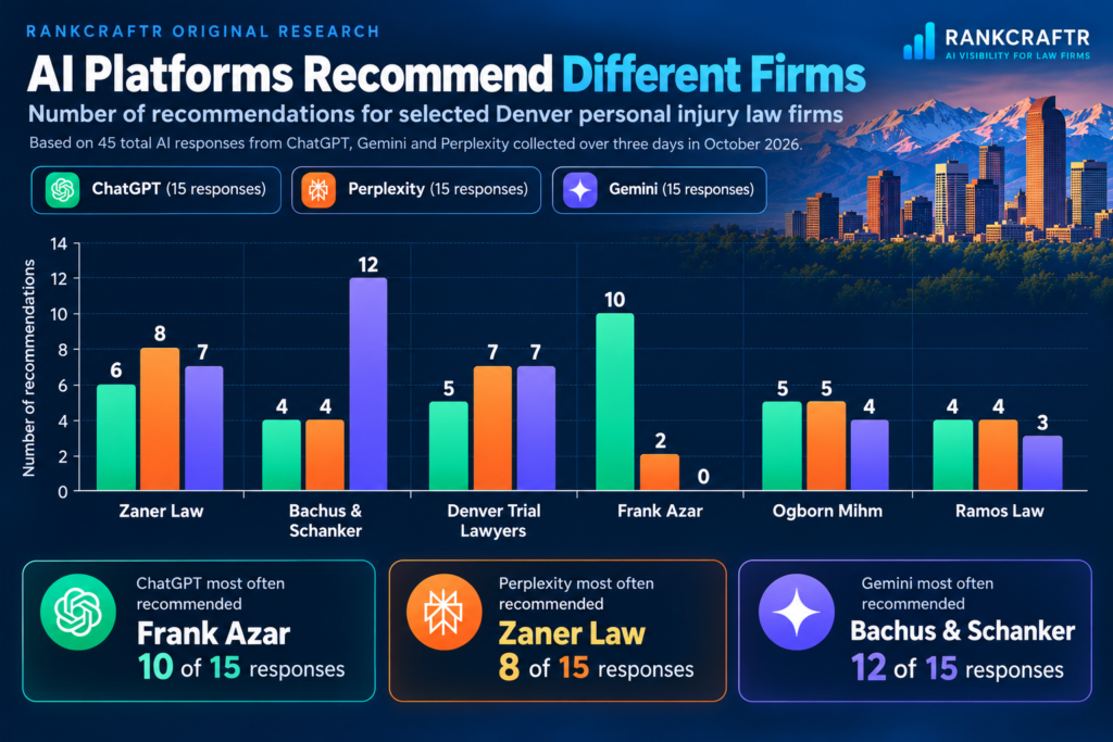 Denver AI Law Firm Recommendations Chart